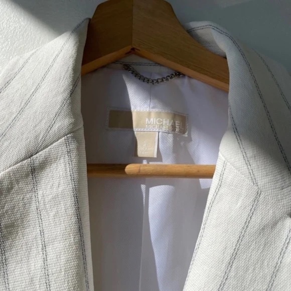 MICHAEL KORS COTTON BLEND BLAZER - Picture 2 of 3